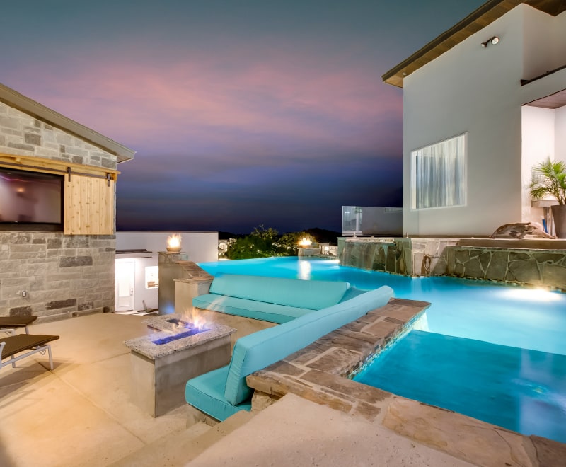 Luxury pool at a resort